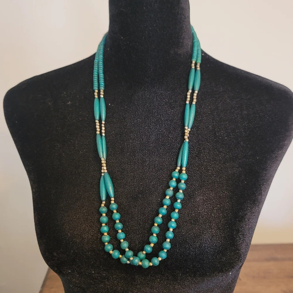 Jewelry - Jade color 2 strand necklace